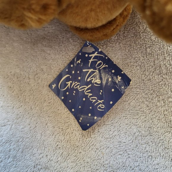 Carlton Cards Plush Bulldog with bone Class of 2000 With Tags see pictures - Picture 5 of 10